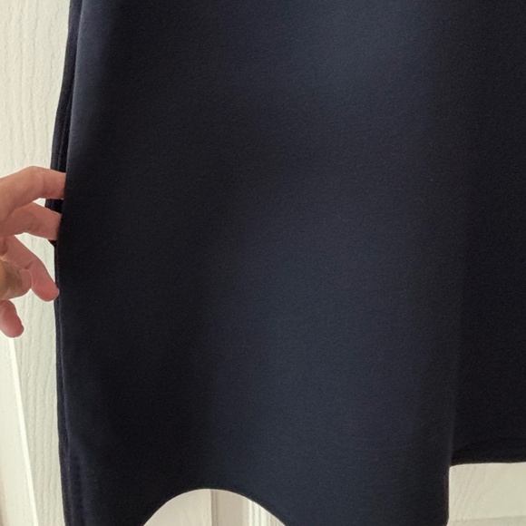 Diane Von Furstenberg Shift Dress w/ Pockets - Navy Blue Size 2 - Picture 6 of 8